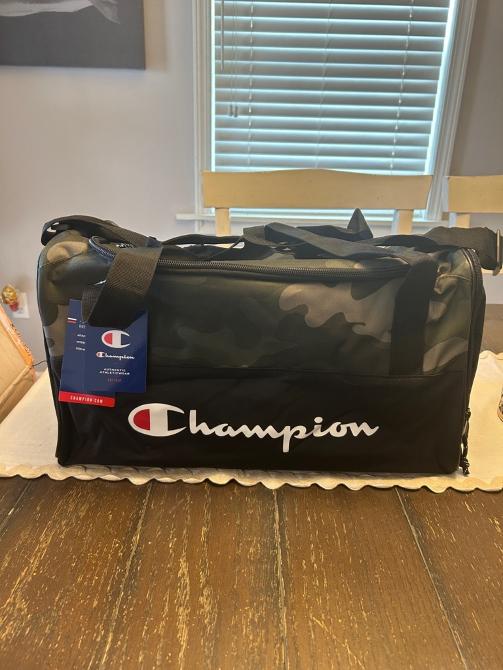 Champion Prologue Duffle Bag.  Camo.  NWT